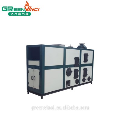 2018 high efficiency wood pellet and wood chip fired hot air generator